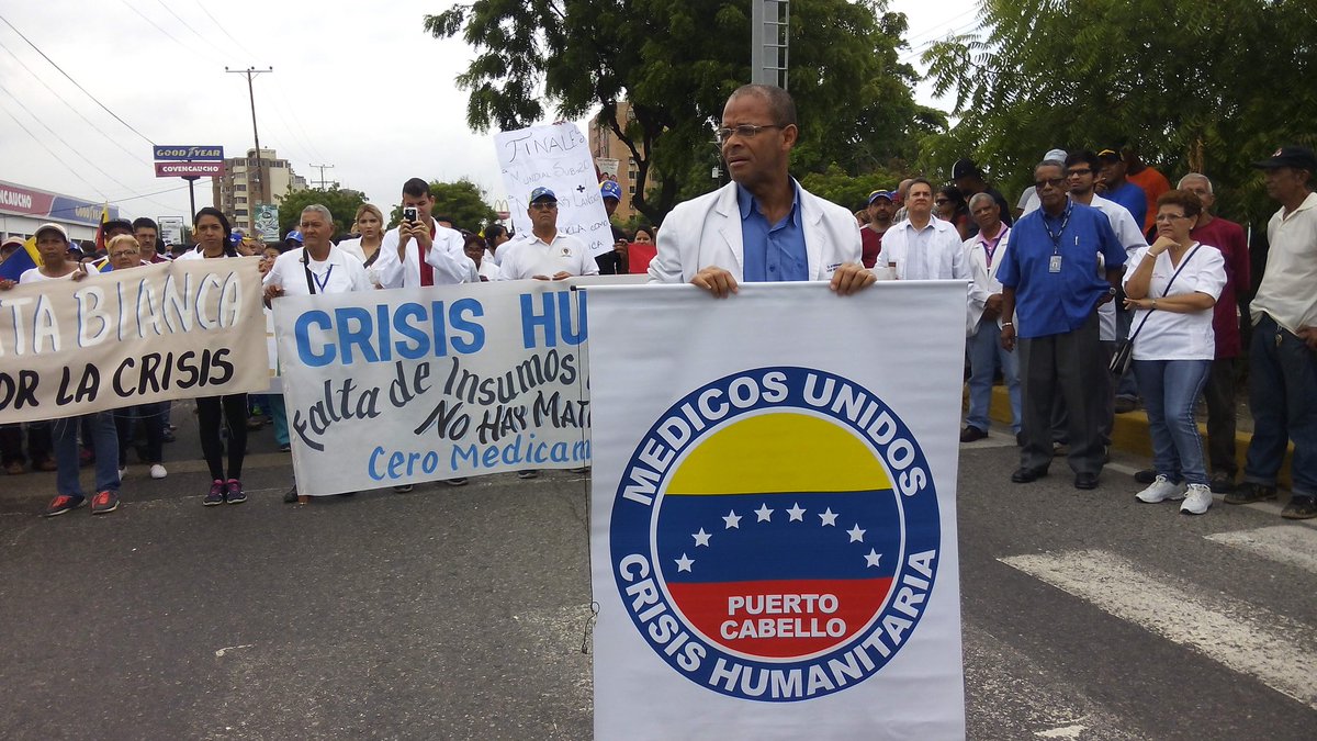 Médicos de Carabobo marchan por la crisis en el sector salud #8Jun (Fotos)