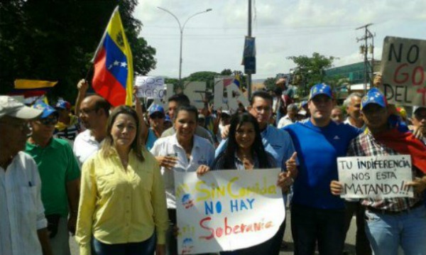 Foto: Agricultores de Aragua protestaron por el derecho a la alimentación / Mariela Magallanes