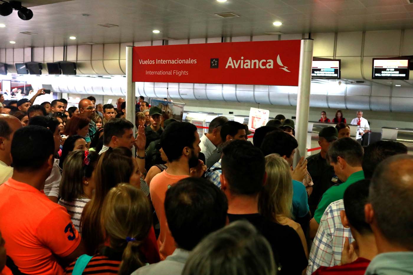 Y en Maiquetía…así están los mostradores de Avianca tras suspensión de vuelos (FOTOS)