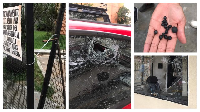 Los destrozos causados por cuerpos de seguridad durante allanamientos violentos en Naguanagua