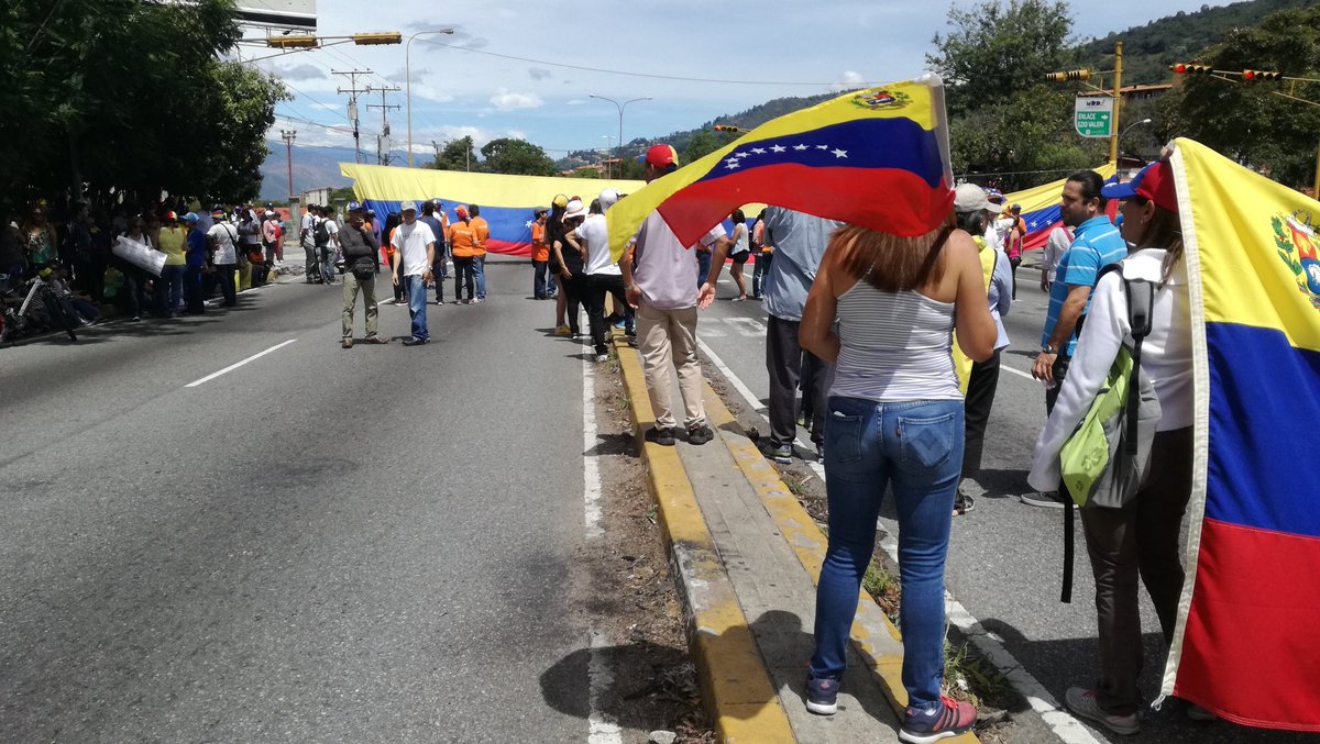 Merideños se concentran en respaldo al plebiscito de este #16Jun