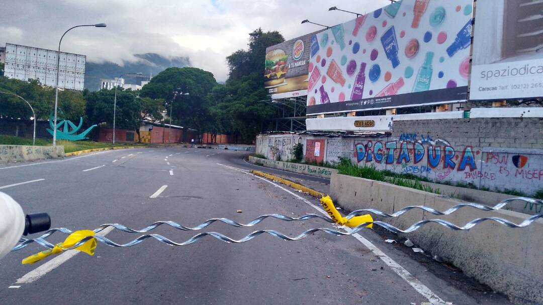 Cerrados los accesos al Distribuidor Altamira #ParoNacional