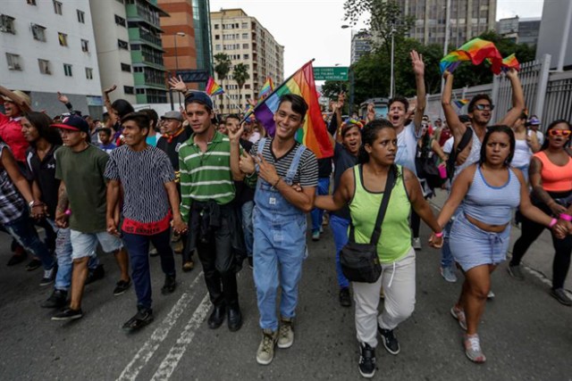 Marcha del Orgullo Gay en Caracas / Foto: EFE