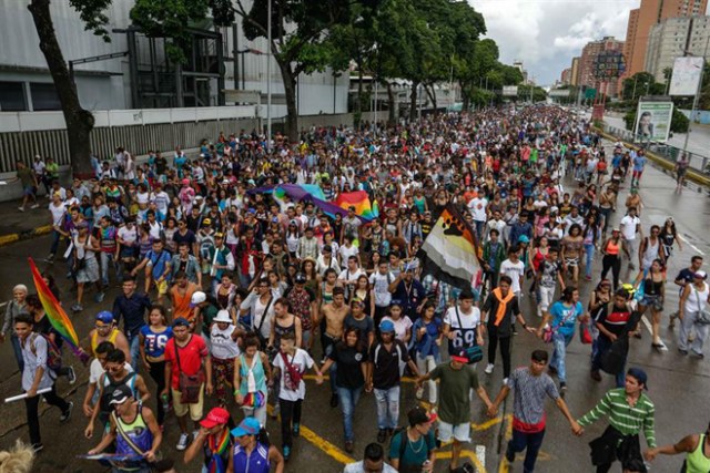 Marcha del Orgullo Gay en Caracas / Foto: EFE