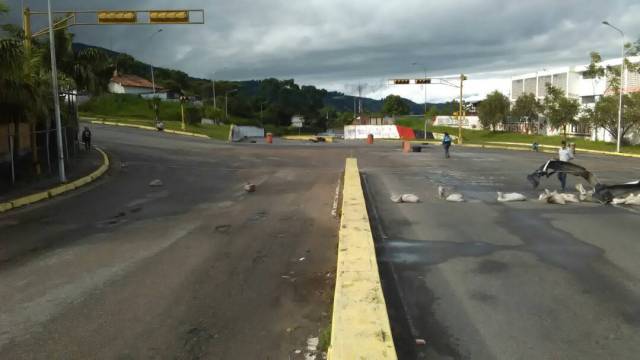 Barricadas en Táchira // Foto Cortesía