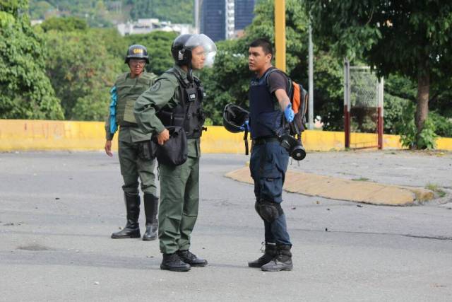 Detenidos en Bello Campo este #27Jul tras represión de la GNB / Foto: Régulo Gómez