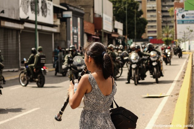 Las crudas imágenes de la represión en El Rosal. Foto: Will Jiménez / LaPatilla.com