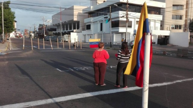 Maracaibo desolada y trancada // Foto @LDanieri