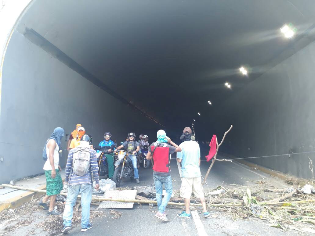 Trancazo en el túnel de La Trinidad #18Jul