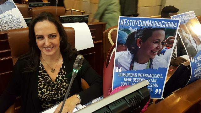 La Congresista colombiana, María Fernanda Cabal