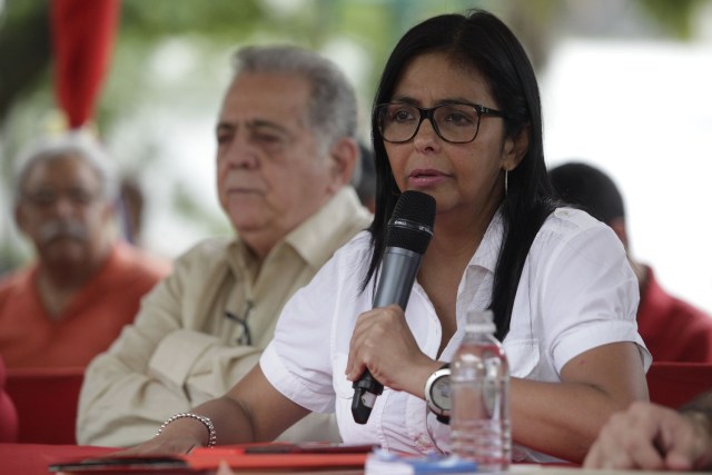 La presidenta de la ANC, Delcy Rodríguez (Foto: EFE)