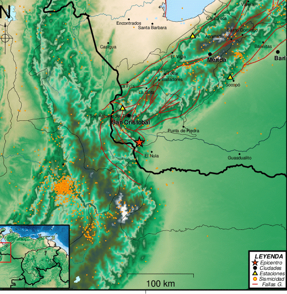 Sismo de magnitud 3.8 se sintió oeste de Apure