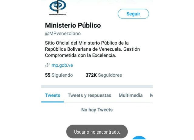 Foto: Captura de pantalla de @MPVenezolano