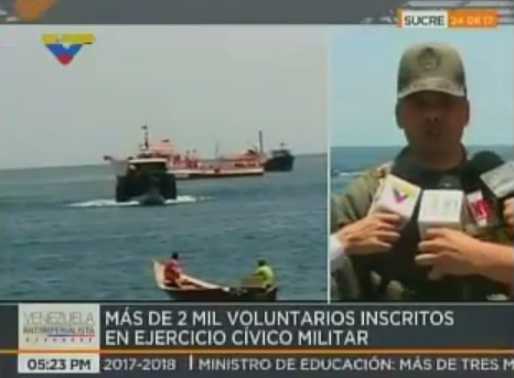 No es broma: Mira a los peñeros en plenos ejercicios militares “para defender la patria” (Video)