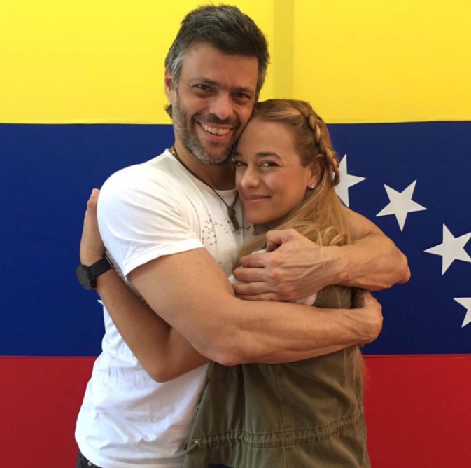 La romántica dedicatoria de Lilian Tintori a Leopoldo López por su aniversario