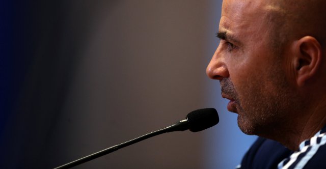 El seleccionador de Argentina, Jorge Sampaoli. REUTERS/Marcos Brindicci