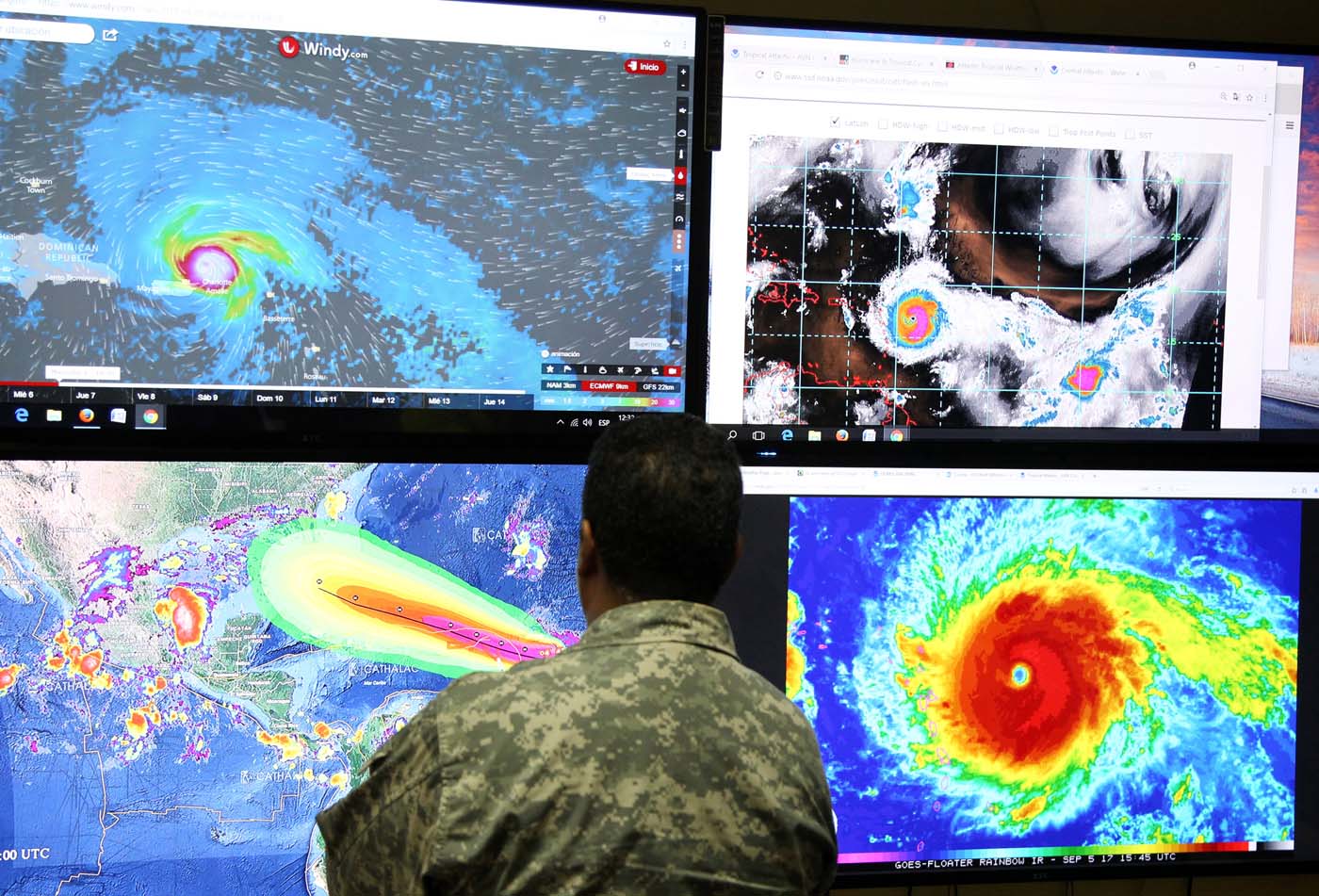 Irma alcanza las islas de San Bartolomé y San Martín