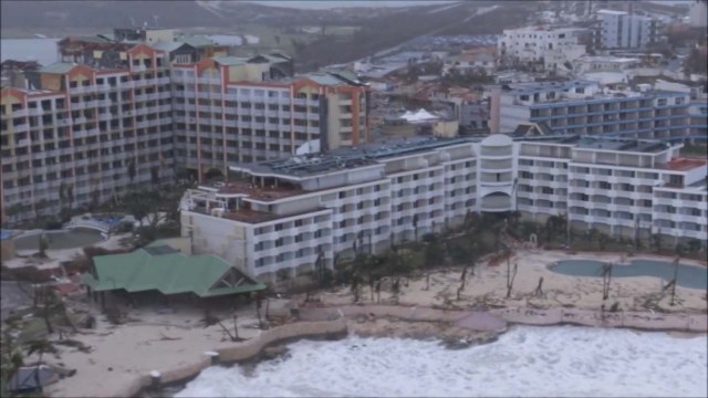 The aftermath of Hurricane Irma on Sint Maarten Dutch part of Saint Martin island in the Carribean is seen in the still grab taken from a video footage made September 6, 2017. NETHERLANDS MINISTRY OF DEFENCE via REUTERS THIS IMAGE HAS BEEN SUPPLIED BY A THIRD PARTY. MANDATORY CREDIT.NO RESALES. NO ARCHIVES