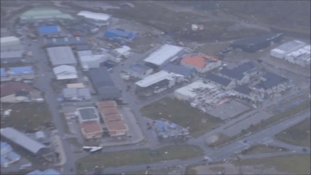 The aftermath of Hurricane Irma on Sint Maarten Dutch part of Saint Martin island in the Carribean is seen in the still grab taken from a video footage made September 6, 2017. NETHERLANDS MINISTRY OF DEFENCE via REUTERS THIS IMAGE HAS BEEN SUPPLIED BY A THIRD PARTY. MANDATORY CREDIT.NO RESALES. NO ARCHIVES