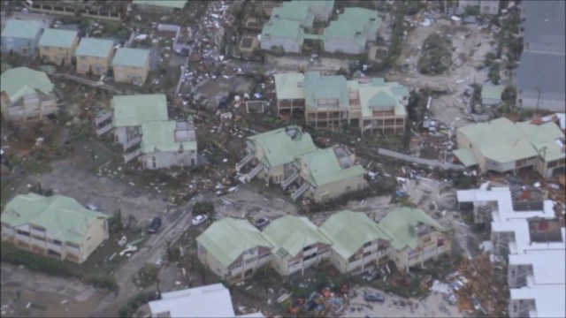 The aftermath of Hurricane Irma on Sint Maarten Dutch part of Saint Martin island in the Carribean is seen in the still grab taken from a video footage made September 6, 2017. NETHERLANDS MINISTRY OF DEFENCE via REUTERS THIS IMAGE HAS BEEN SUPPLIED BY A THIRD PARTY. MANDATORY CREDIT.NO RESALES. NO ARCHIVES