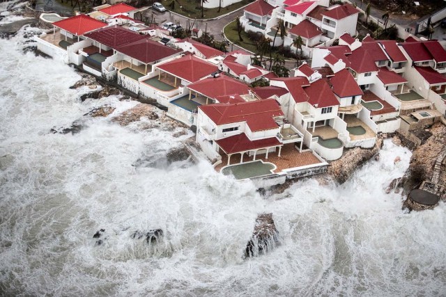 View of the aftermath of Hurricane Irma on Sint Maarten Dutch part of Saint Martin island in the Caribbean September 6, 2017. Picture taken September 6, 2017. Netherlands Ministry of Defence/Handout via REUTERS ATTENTION EDITORS - THIS IMAGE HAS BEEN SUPPLIED BY A THIRD PARTY. MANDATORY CREDIT. NO RESALES. NO ARCHIVES