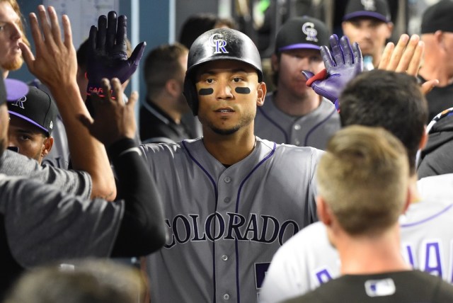 El grandeliga venezolano de los Rockies de Colorado, Carlos González. Jayne Kamin-Oncea-USA TODAY Sports