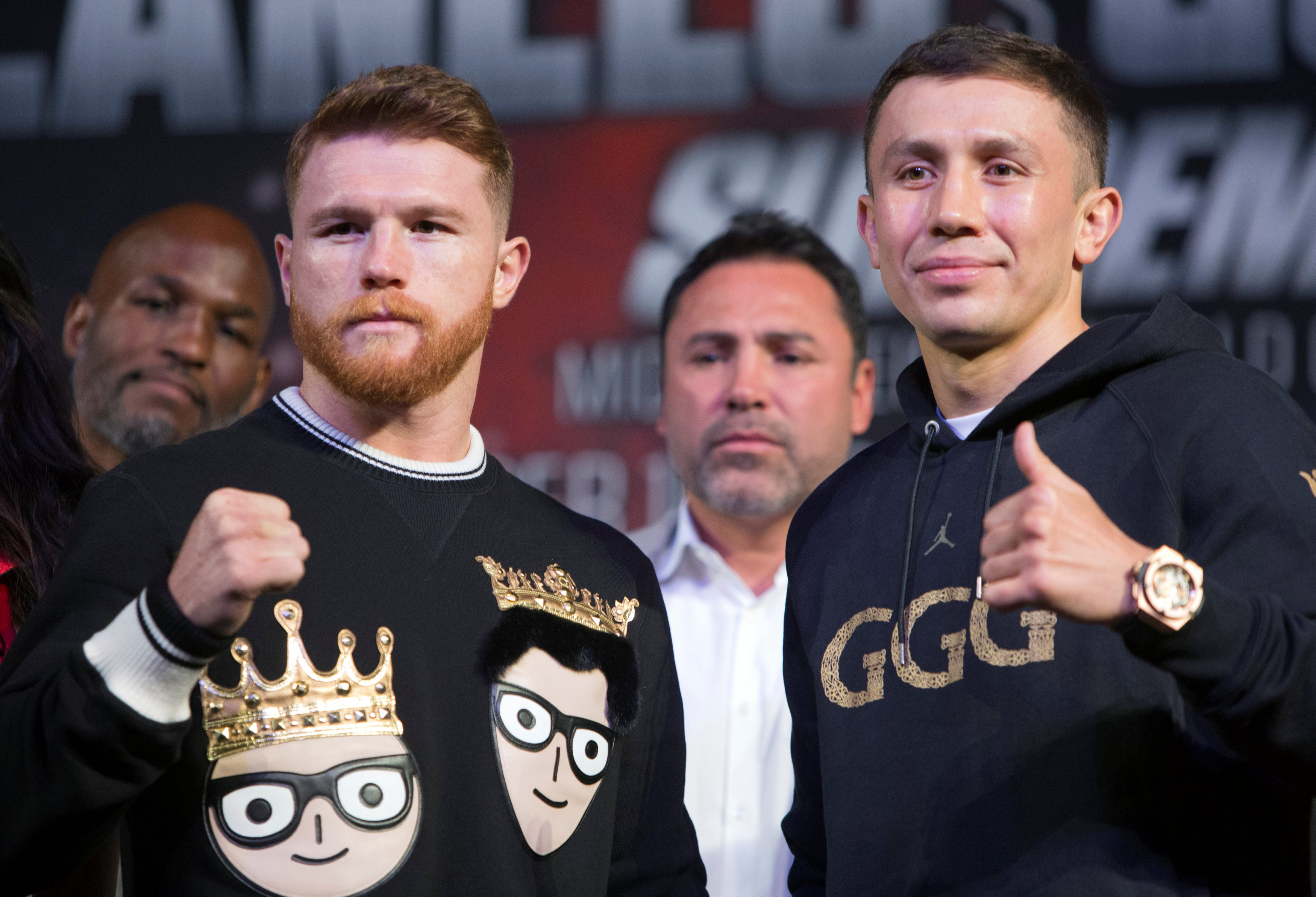 “Canelo” y Golovkin se enfrentan en el pesaje un día antes del esperado combate