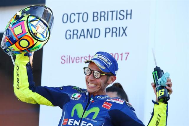 El piloto italiano de MotoGP, Valentino Rossi (Foto: EFE)