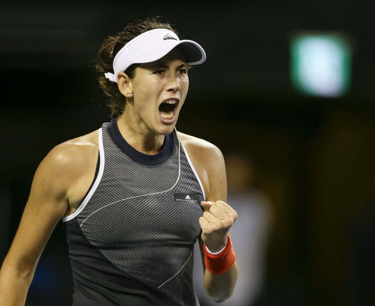 Muguruza vence a francesa Caroline Garcia y accede semifinal de Tokio