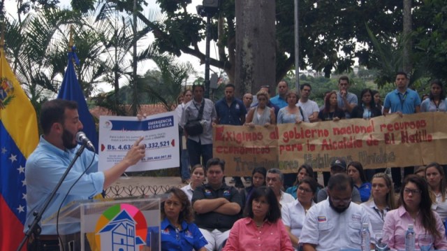 Reilando Díaz, alcalde (E) del municipio El Hatillo. Foto. Prensa El Hatillo