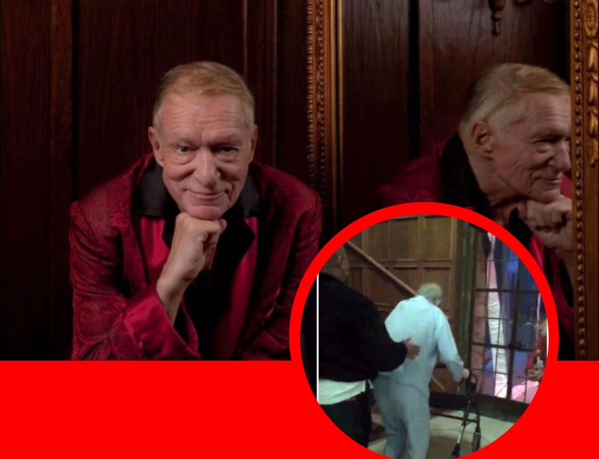 Video de Hugh Hefner meses antes de su muerte y confirma su mal estado de salud