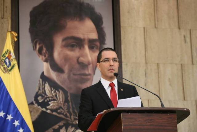 Foto: Canciller de la República, Jorge Arreaza / @vencancilleria 