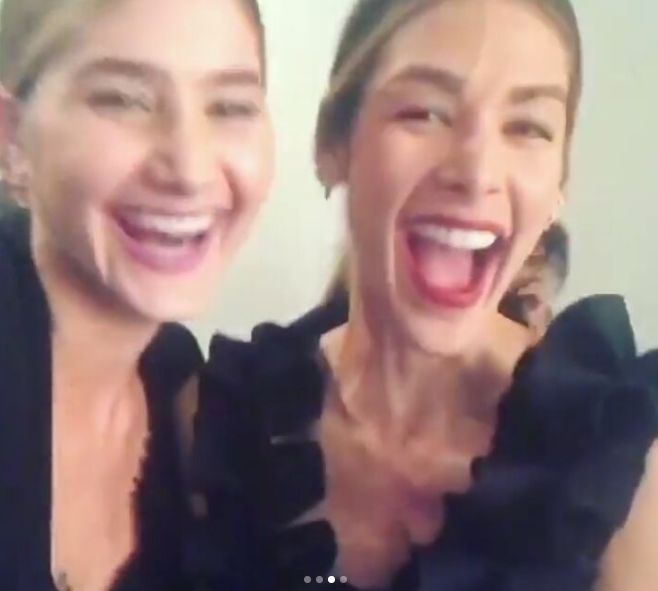 ¡Encuentro de reinas! Dayana Mendoza y Mariam Habach disfrutaron una velada (Fotos)