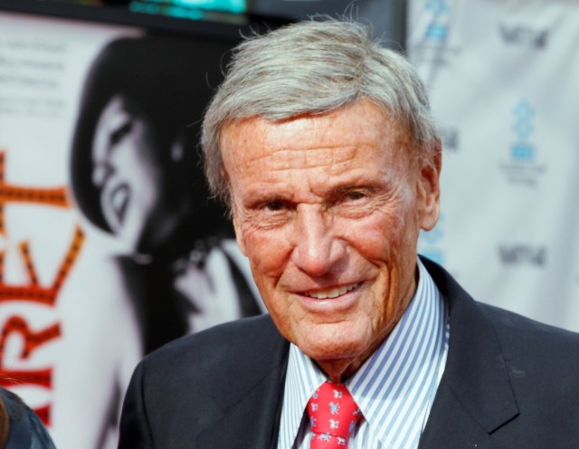 FILE PHOTO:    Actor Richard Anderson, best known for his roles in the TV series "The Six Million Dollar Man" and "The Bionic Woman" arrives at the world premiere of the 40th anniversary restoration of the film "Cabaret" during the opening night gala of the 2012 TCM Classic Film Festival in Hollywood, California April 12, 2012. REUTERS/Fred Prouser/File Photo