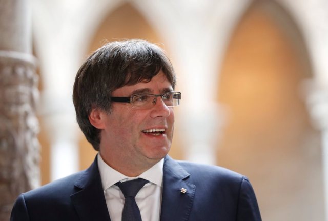 El presidente del gobierno catalán, Carles Puigdemont. REUTERS/Yves Herman