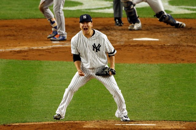 El japonés Masahiro Tanaka, abridor de los Yanquis de Nueva York. Adam Hunger-USA TODAY Sports     TPX IMAGES OF THE DAY