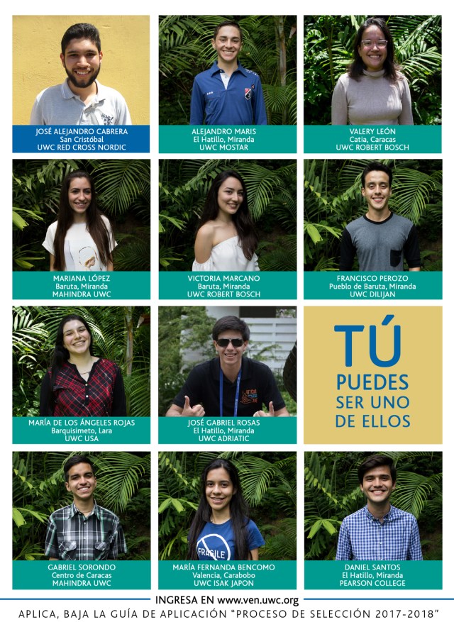 AFICHE CHAMOS PROMOCION UWC 2017 2018