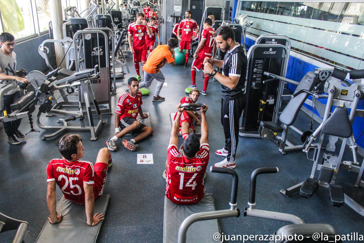 Así fue el entrenamiento del Caracas FC en el Centro de Salud Física de Empresas Polar (FOTOS)