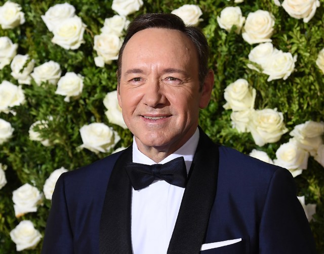 (FILES): This file photo taken on June 11, 2017 shows Kevin Spacey attending the 2017 Tony Awards - Red Carpet at Radio City Music Hall in New York City. Kevin Spacey came out as gay early Monday, October 30, 2017 and apologized to actor Anthony Rapp, who accused the Hollywood star of making a sexual advance on him at a 1986 party when he was only 14 years old. Spacey's announcement, posted to his Twitter account at midnight, came after Rapp -- best known for being part of the original cast of Broadway hit "Rent" -- made the accusation in an interview with Buzzfeed News. / AFP PHOTO / ANGELA WEISS