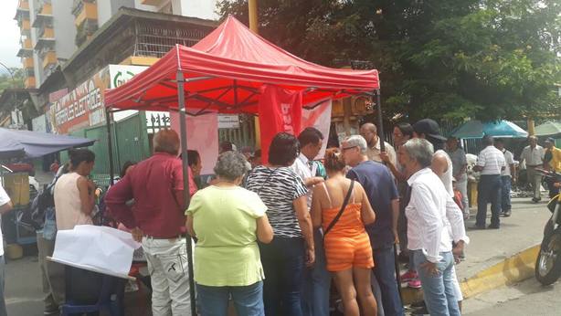 Psuv viola la normativa de los procesos electorales del CNE en Petare (FOTOS)