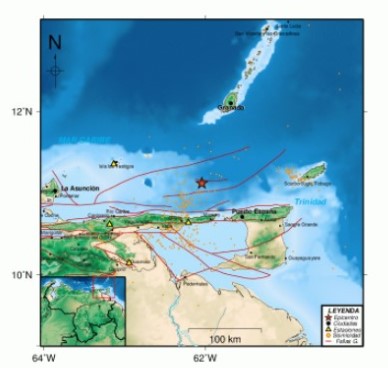 Sismo de magnitud 3,5 se registró en Sucre