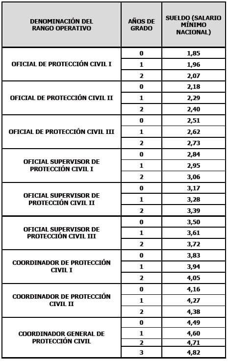 Sistema de Remuneraciones de Protección Civil 1