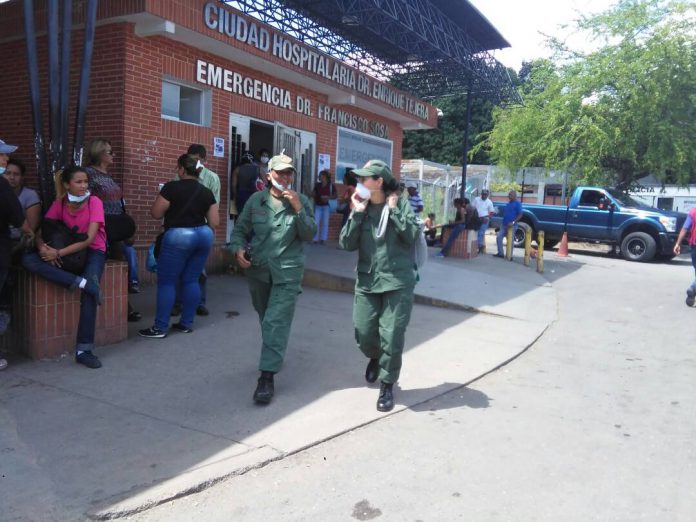 Contaminada el área de emergencia de hospital de Carabobo