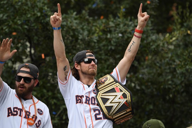 Recibimiento de los Astros de Houston. Shanna Lockwood-USA TODAY Sports