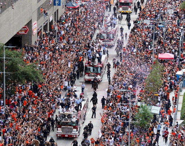 Recibimiento de los Astros de Houston. Shanna Lockwood-USA TODAY Sports