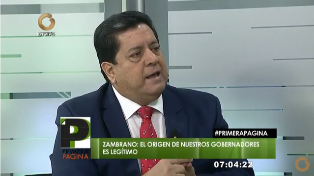 El diputado a la Asamblea Nacional Edgar Zambrano