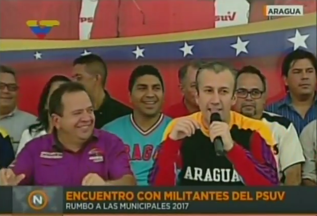 El Aissami asegura que Maduro buscará ser reelegido presidente en el 2018