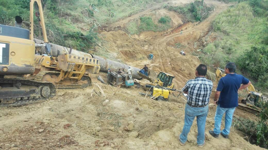 Continúa reparación de avería en el sistema Tuy II que dejó sin agua a cinco municipios de la Gran Caracas