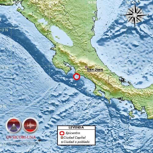 Sismo de 6,5 sacude a Costa Rica