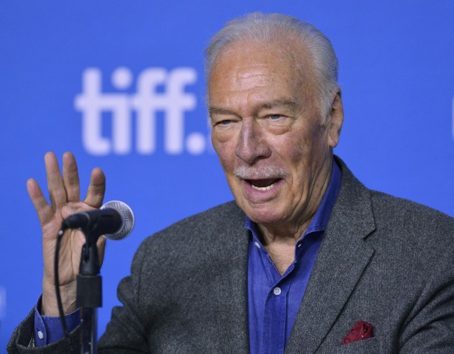 El actor canadiense Christopher Plummer. EPA/WARREN TODA